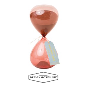 DHGL60-2022 Hourglass - Terracotta Ombre - 60 minutes/1 hour